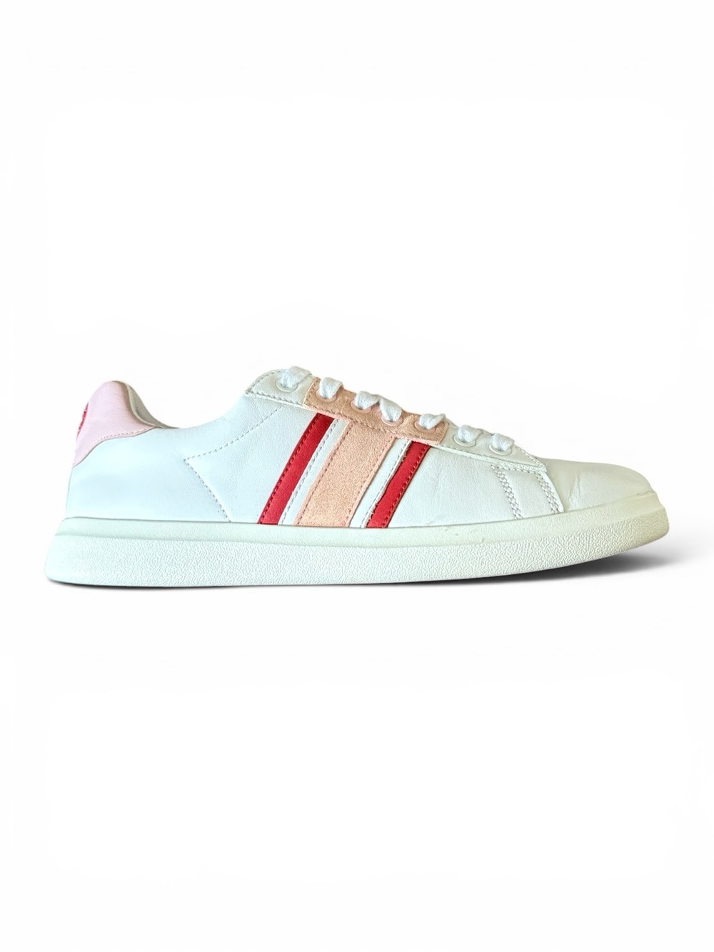 TORY BURCH Howell Court Cream Sneakers Size 6.5 Women